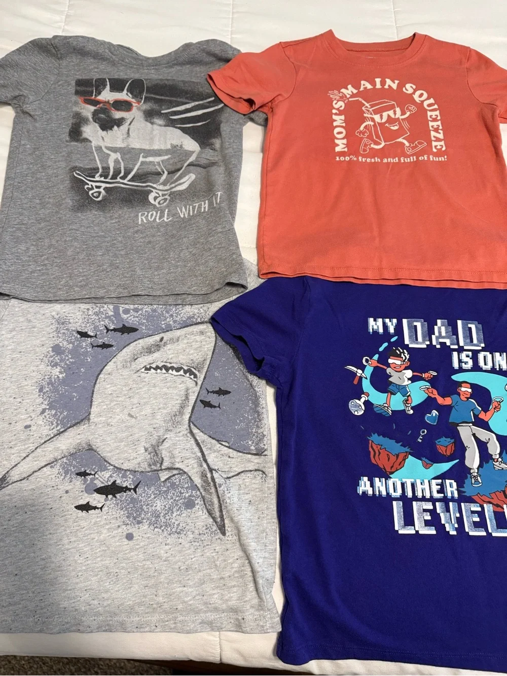 Boys 4-5T shorts and shirts lot